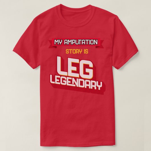 Bewustzijn bij beenprothese en amputatie Li T-shirt (Design voorkant)