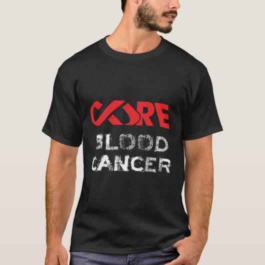 Bewustzijn bij bloedkanker genezen t-shirt (Voorkant)