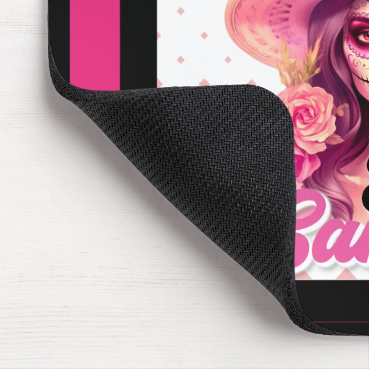 Bewustzijn bij borstkanker Sugar Skull Muismat (Hoek)