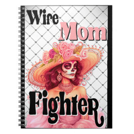 Bewustzijn bij borstkanker Sugar Skull Notitieboek