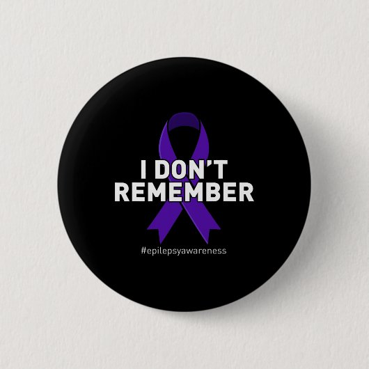 Bewustzijn bij epilepsie 2 ronde button 5,7 cm (Voorkant)