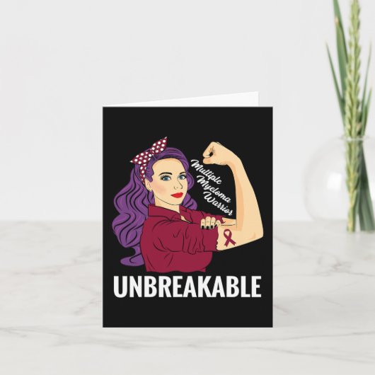 Bewustzijn bij multipel myeloom Bloedkanker krijge Kaart (Voorkant)