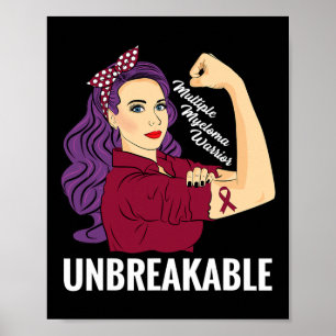 Bewustzijn bij multipel myeloom Bloedkanker krijge Poster