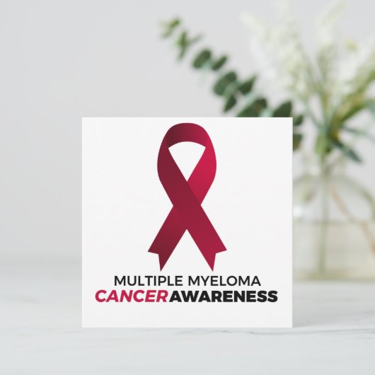 bewustzijn bij multipel myeloom kanker kaart (Staand voorkant)