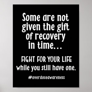 Bewustzijn bij overdosering Herstel t Poster