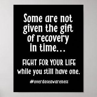 Bewustzijn bij overdosering Herstel t Poster