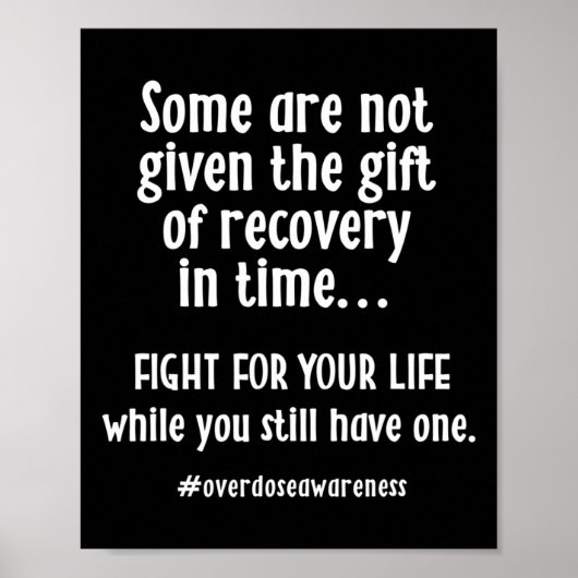 Bewustzijn bij overdosering Herstel t Poster (Voorkant)