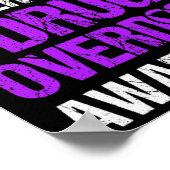 Bewustzijn bij overdosering Overlevende strijder 4 Poster (Hoek)