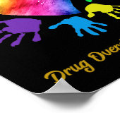 Bewustzijn bij overdosering van geneesmiddel Hande Poster (Hoek)