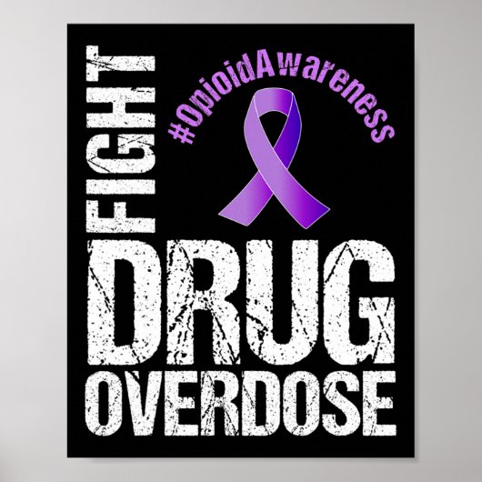 Bewustzijn bij overdosering van opioïden 1 poster (Voorkant)