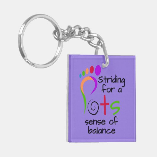 Bewustzijn bij posturaal tachycardie-syndroom (POT Sleutelhanger (Voorkant Links)