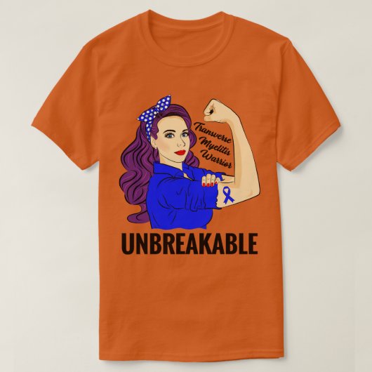 Bewustzijn bij transverse myelitis Ruggenmergafwij T-shirt (Design voorkant)