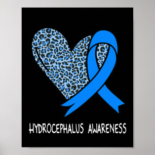 Bewustzijn Blauw Lint Poster