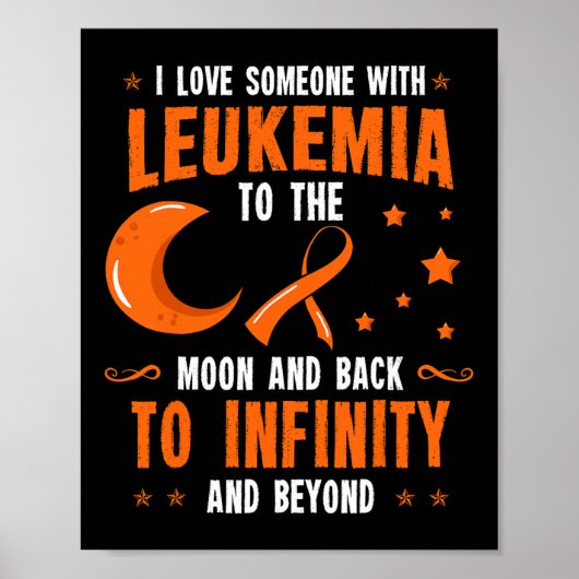 Bewustzijn Bloedkanker Beenmerg Gift Idee Poster (Voorkant)