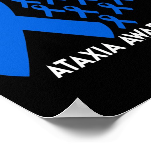 Bewustzijn Blue Ribbon Gift Poster (Hoek)