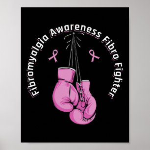 Bewustzijn Bokshandschoenen Fibro Fighter Poster