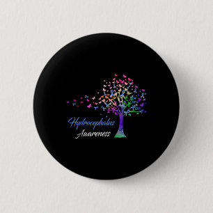 Bewustzijn Boom Lint Liefde Hoop Bewustzijn Ronde Button 5,7 Cm