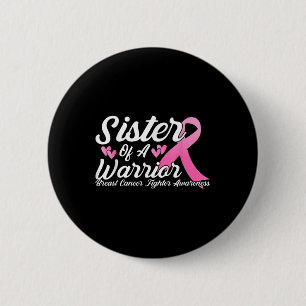 Bewustzijn borstkankerbestrijder Zuster van een kr Ronde Button 5,7 Cm