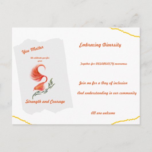 Bewustzijn Briefkaart (Voorkant)