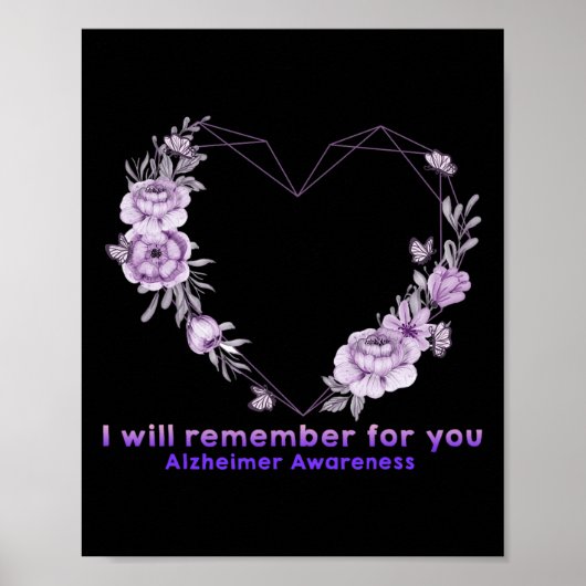 Bewustzijn dat ik voor jou zal onthouden Bloem Moe Poster (Voorkant)