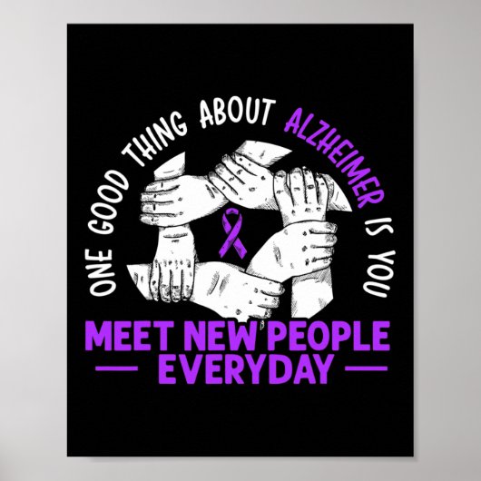 Bewustzijn Dementie Ondersteuning 3 Poster (Voorkant)