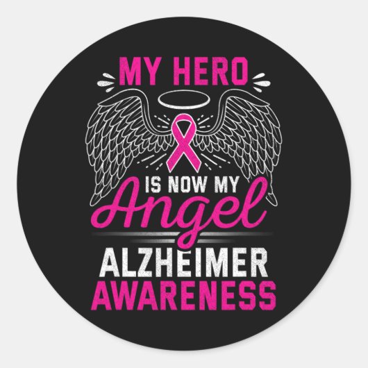 Bewustzijn Dementiezorg Ronde Sticker (Voorkant)