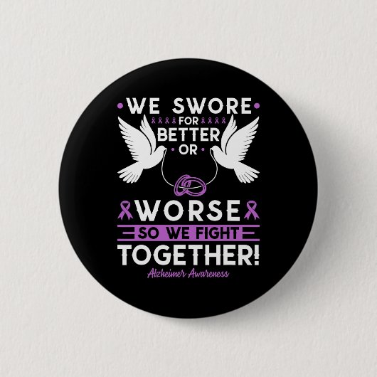 Bewustzijn Echtgenoot Man Vrouw Ondersteuning  Ronde Button 5,7 Cm (Voorkant)
