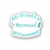 Bewustzijn en ondersteuning bij chronische Sticker (Voorkant)