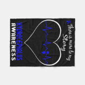 Bewustzijn - er zit meer in mijn verhaal fleece deken (Voorkant (Horizontaal))