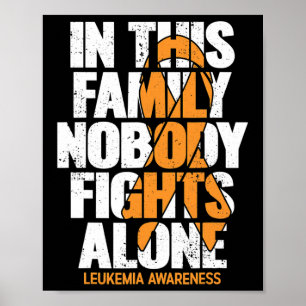 Bewustzijn Familie Ondersteuning Leukemie Bewustzi Poster