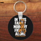 Bewustzijn Familie Ondersteuning Leukemie Bewustzi Sleutelhanger (Voorkant)