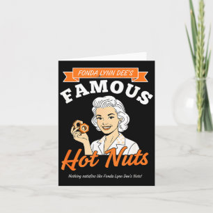 Bewustzijn Fonda Lynn Dee's Famous Hot Nuts Retro  Kaart