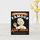 Bewustzijn Fonda Lynn Dee's Famous Hot Nuts Retro Kaart (Gele Bloem)