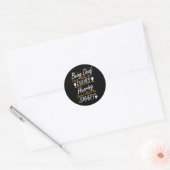 Bewustzijn gebarentaal - ASL Deaf Pride Ronde Sticker (Envelop)