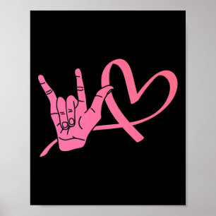 Bewustzijn Gebarentaal Liefde ASL Leraar Poster