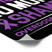 Bewustzijn Geen stigma meer Geen schaamteverslavin Poster (Hoek)