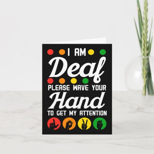 Bewustzijn Gehoorapparaat Implantaat ASL Wave Your Kaart (Voorkant)