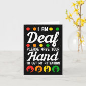 Bewustzijn Gehoorapparaat Implantaat ASL Wave Your Kaart (Gele Bloem)