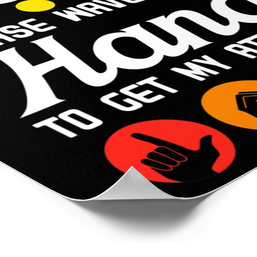 Bewustzijn Gehoorapparaat Implantaat ASL Wave Your Poster (Hoek)