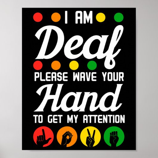 Bewustzijn Gehoorapparaat Implantaat ASL Wave Your Poster (Voorkant)