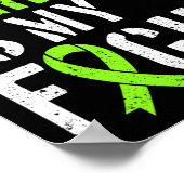 Bewustzijn haar strijd is mijn vechtsteun poster (Hoek)