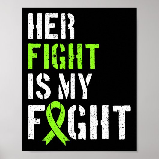 Bewustzijn haar strijd is mijn vechtsteun poster (Voorkant)