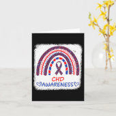 Bewustzijn Hartziekte Gebleekt Regenboog Blauw Roo Kaart (Gele Bloem)