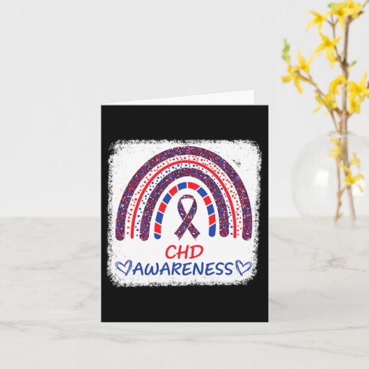 Bewustzijn Hartziekte Gebleekt Regenboog Blauw Roo Kaart (Gele Bloem)