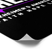 Bewustzijn - Hero Heimer’s Awareness Poster (Hoek)