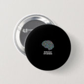 Bewustzijn Hersendementie Woordcloud Ronde Button 5,7 Cm (Voorkant /achterkant)