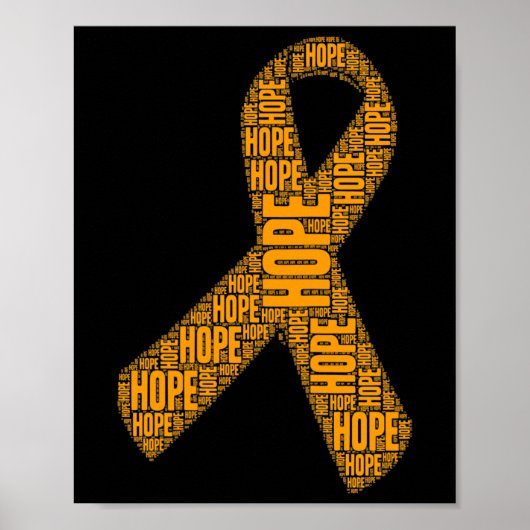 Bewustzijn Hoop Leukemie Bewustzijn Poster (Voorkant)