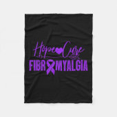 Bewustzijn Hope Cure Fibromyalgie Fibromyositis GR Fleece Deken (Voorkant)