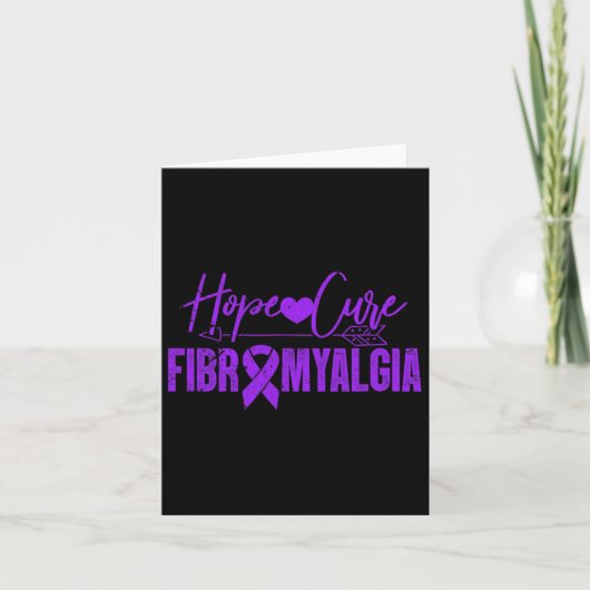 Bewustzijn Hope Cure Fibromyalgie Fibromyositis GR Kaart (Voorkant)