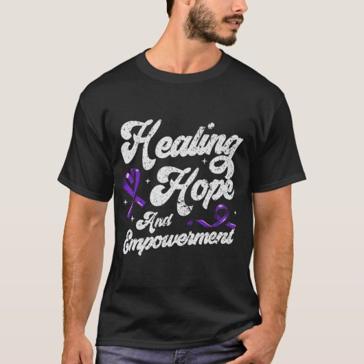 Bewustzijn huiselijk geweld genezen t-shirt (Voorkant)